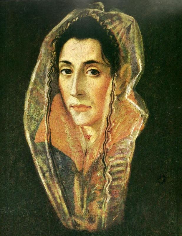 El Greco a lady Spain oil painting art